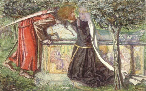 Dante Gabriel Rossetti Arthur's Tomb (mk46) oil painting picture